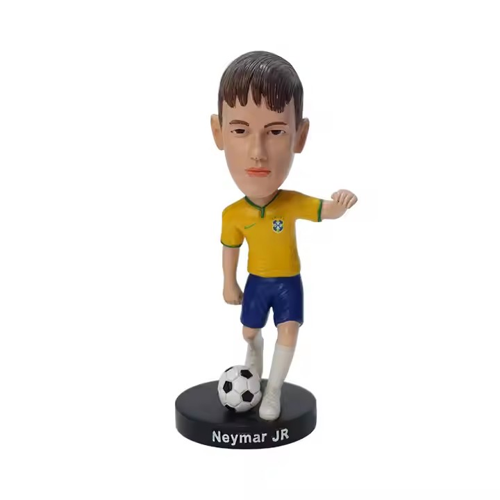 Brinquedo de jogador de futebol de plástico ecológico premium para crianças