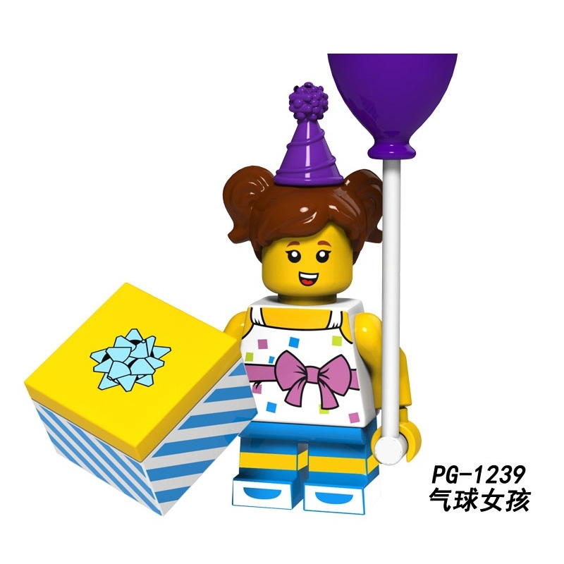 Figuras de Blocos de Construção Educacionais de Plástico Colecionáveis de Desenho Animado (PG8151)