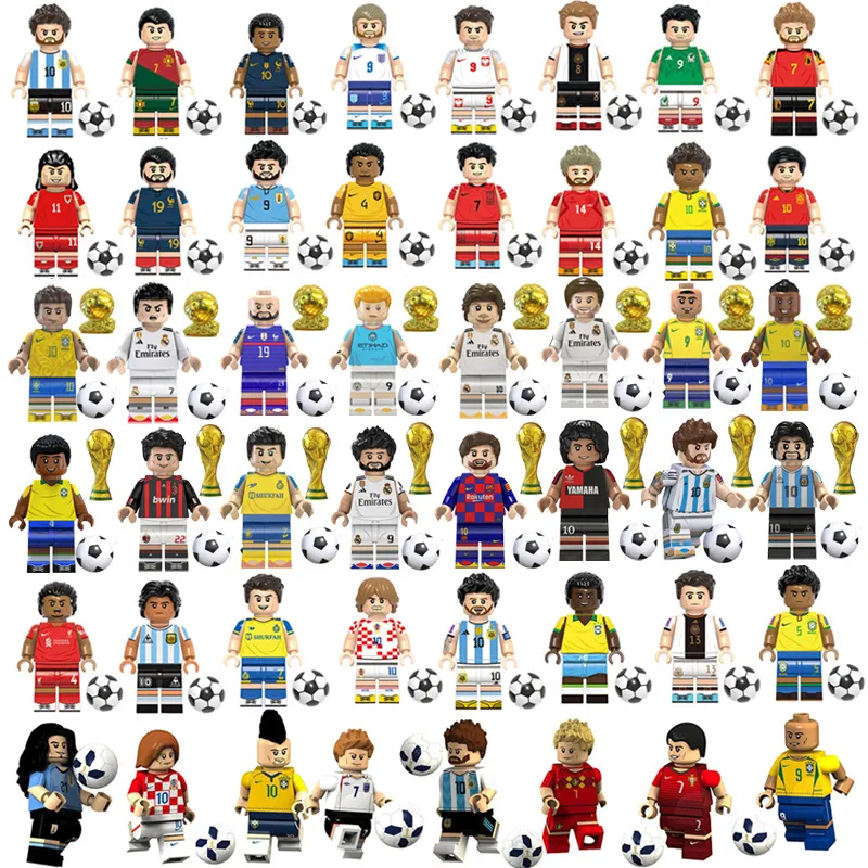 Mini Figuras de Jogador de Futebol 3