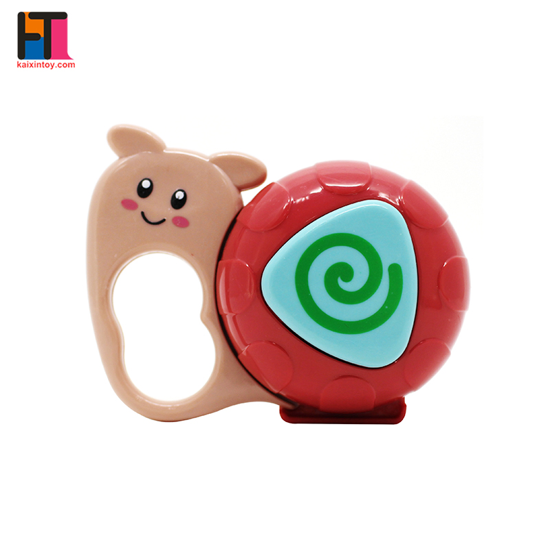 Chocalho de Silicone para Bebê Brinquedos de Plástico Mordedor para Bebê