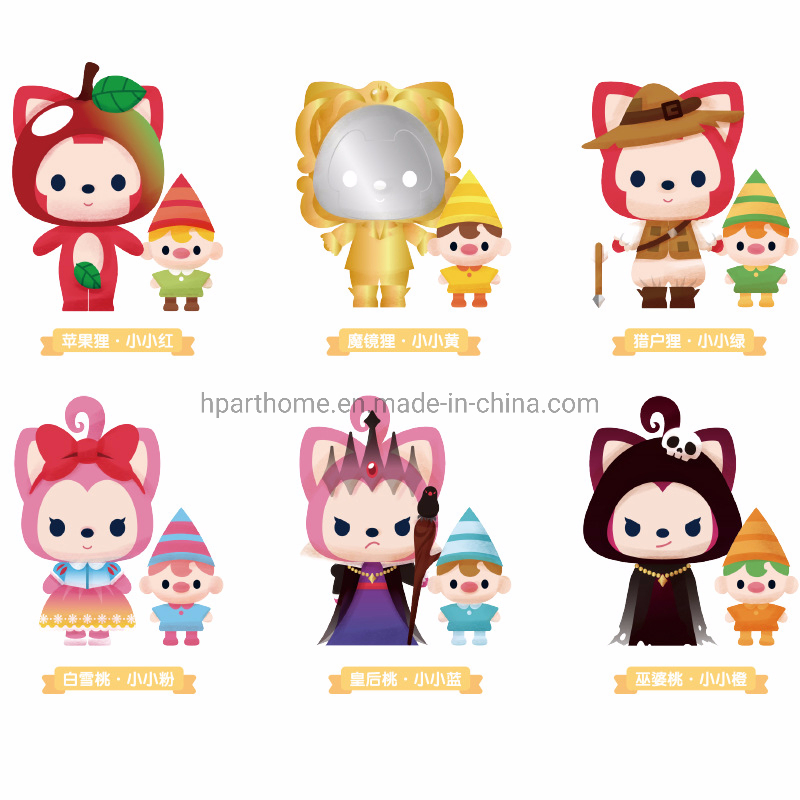 Brinde promocional figura de ação de plástico PVC da série de personagens de anime Ahri