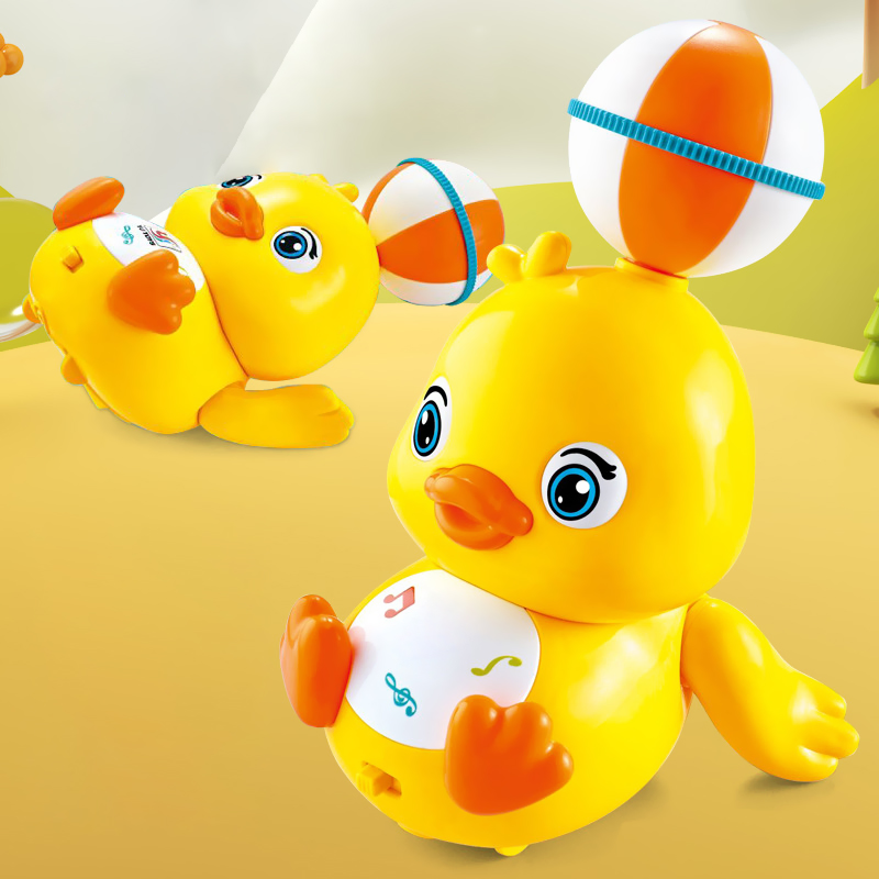 Brinquedo de Música de Patinho Estiloso para Crianças com Luz - Brinquedo Educativo de Animais em Plástico para Crianças