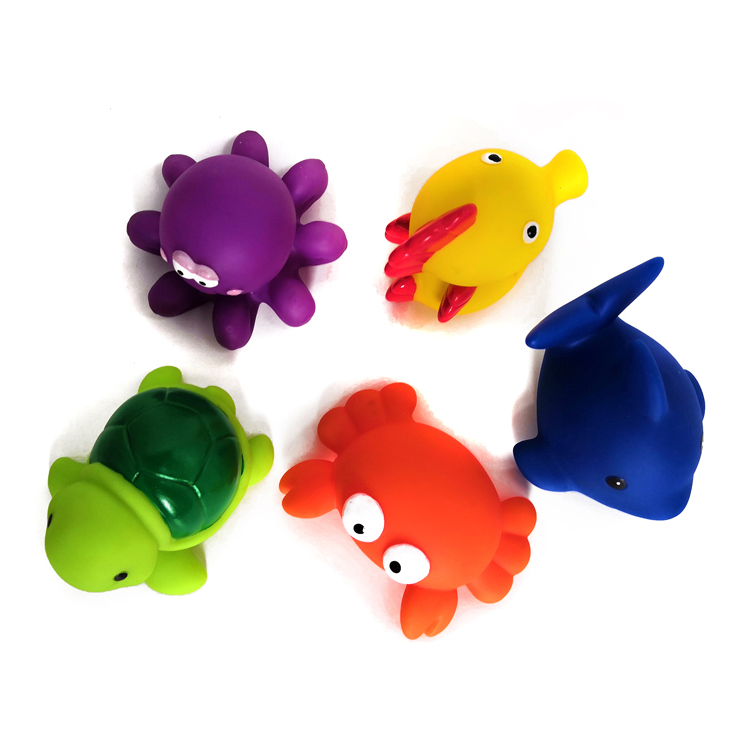 Brinquedos de Água de Plástico para Esguichar, Brinquedo de Banho de Animais Marinhos