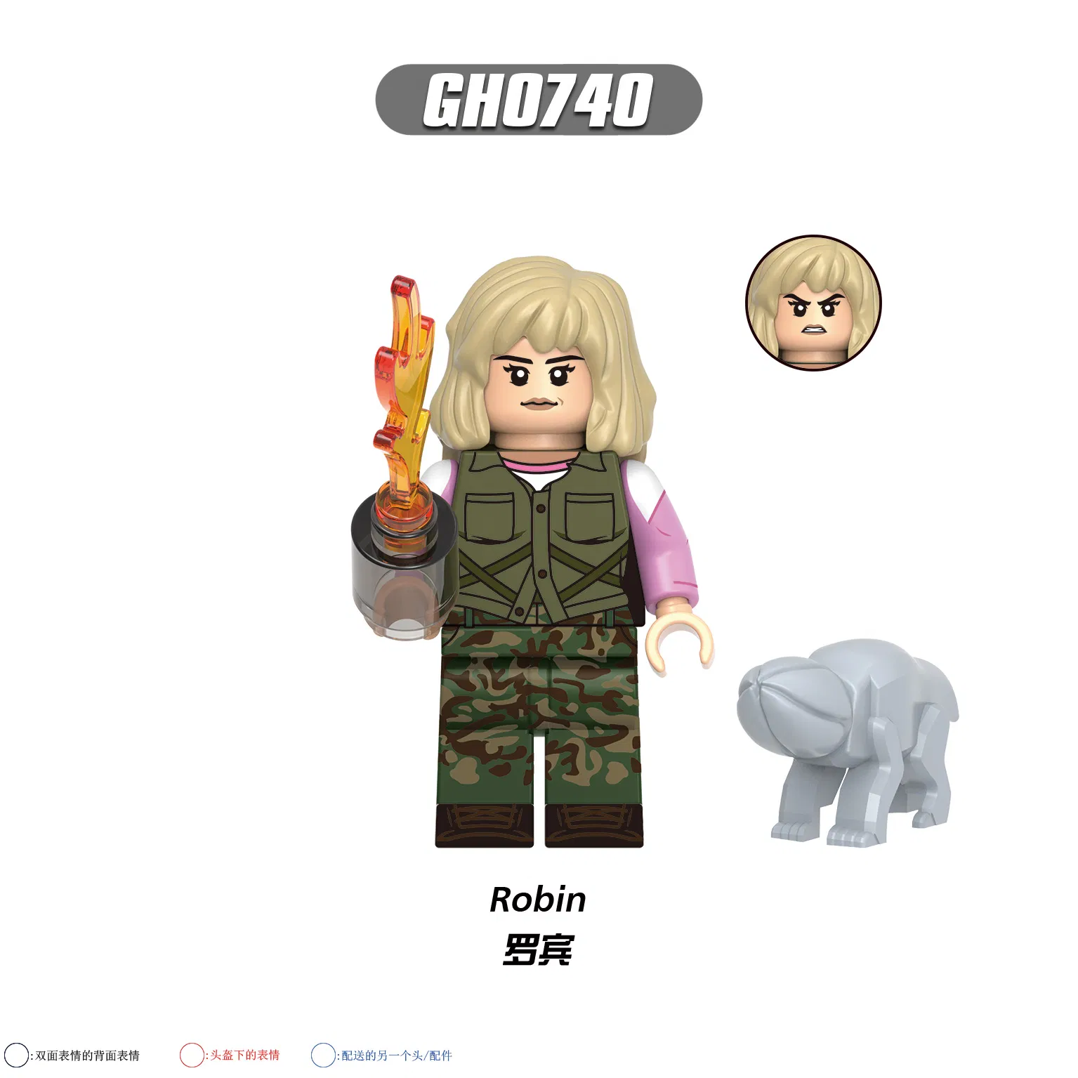 Mini Figura Estranha Bloco de Construção Plástico Brinquedo Educacional por Atacado (G0195)