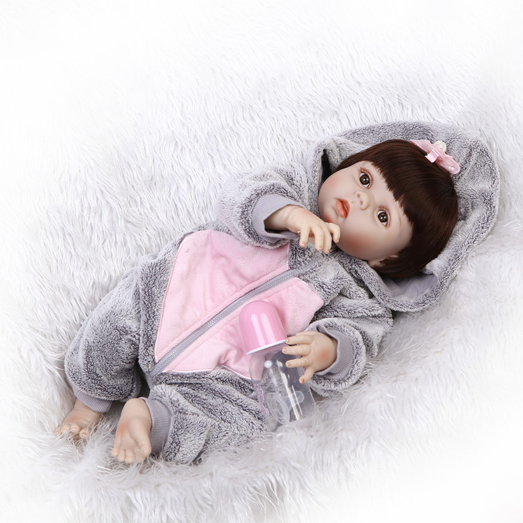 Boneca Reborn Vinyi de Silicone para Crianças Fabricada na China por Fabricante de Brinquedos de Plástico