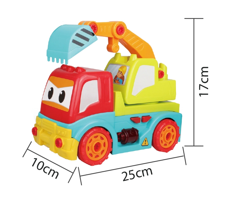 Caminhão de Plástico Desmontável Brinquedo de Construção para Crianças Brinquedo Educativo Brinquedo Infantil