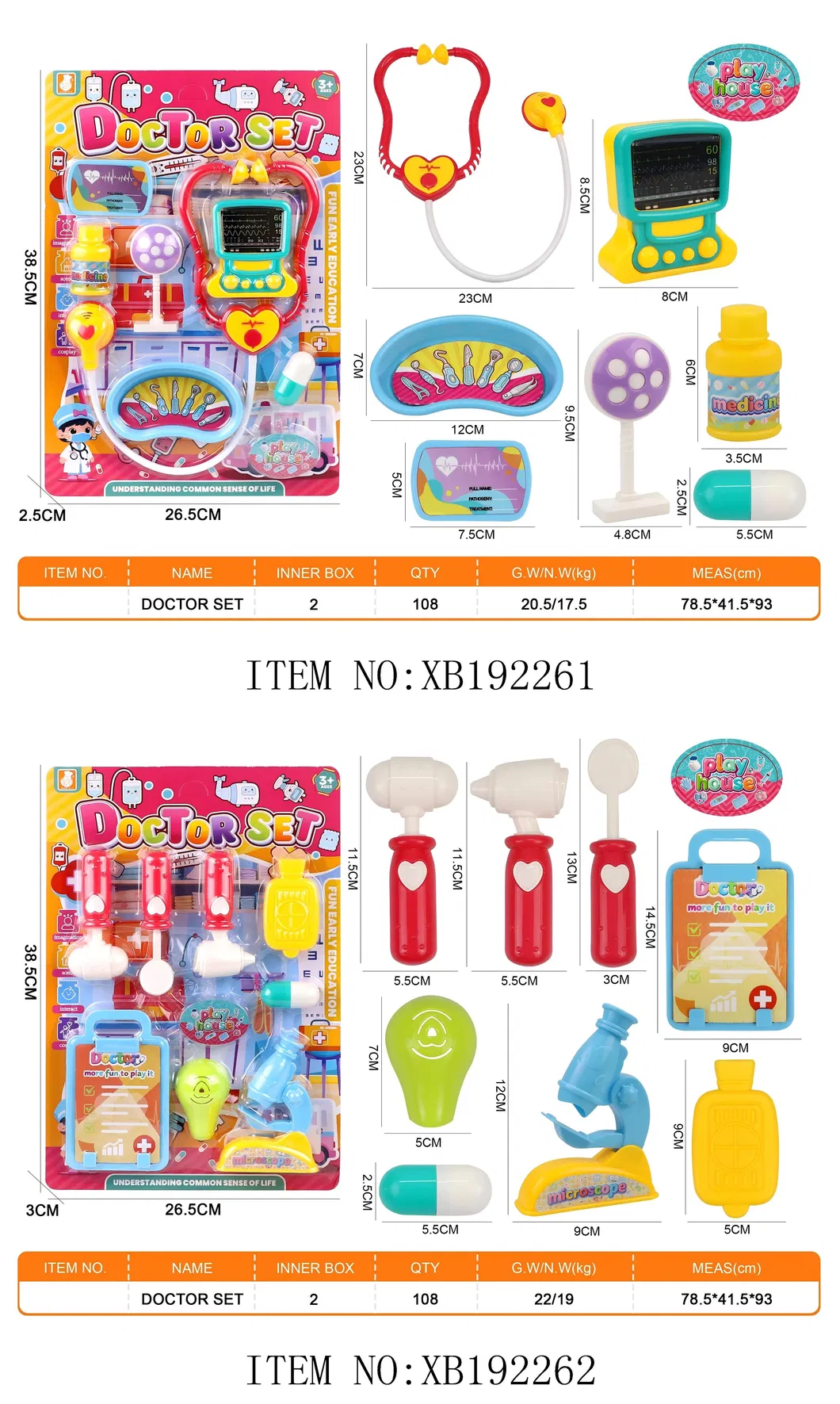Conjunto Médico Brinquedo 2