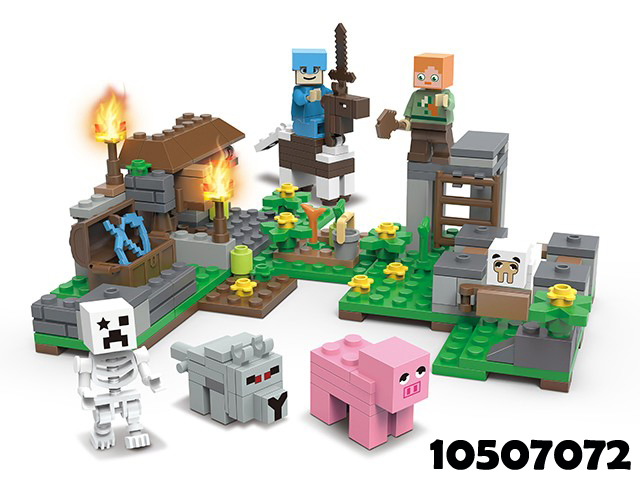 Coleção de Figuras de Plástico Mini Brinquedo Conjunto de Construção Figuras Colecionáveis (10507068)