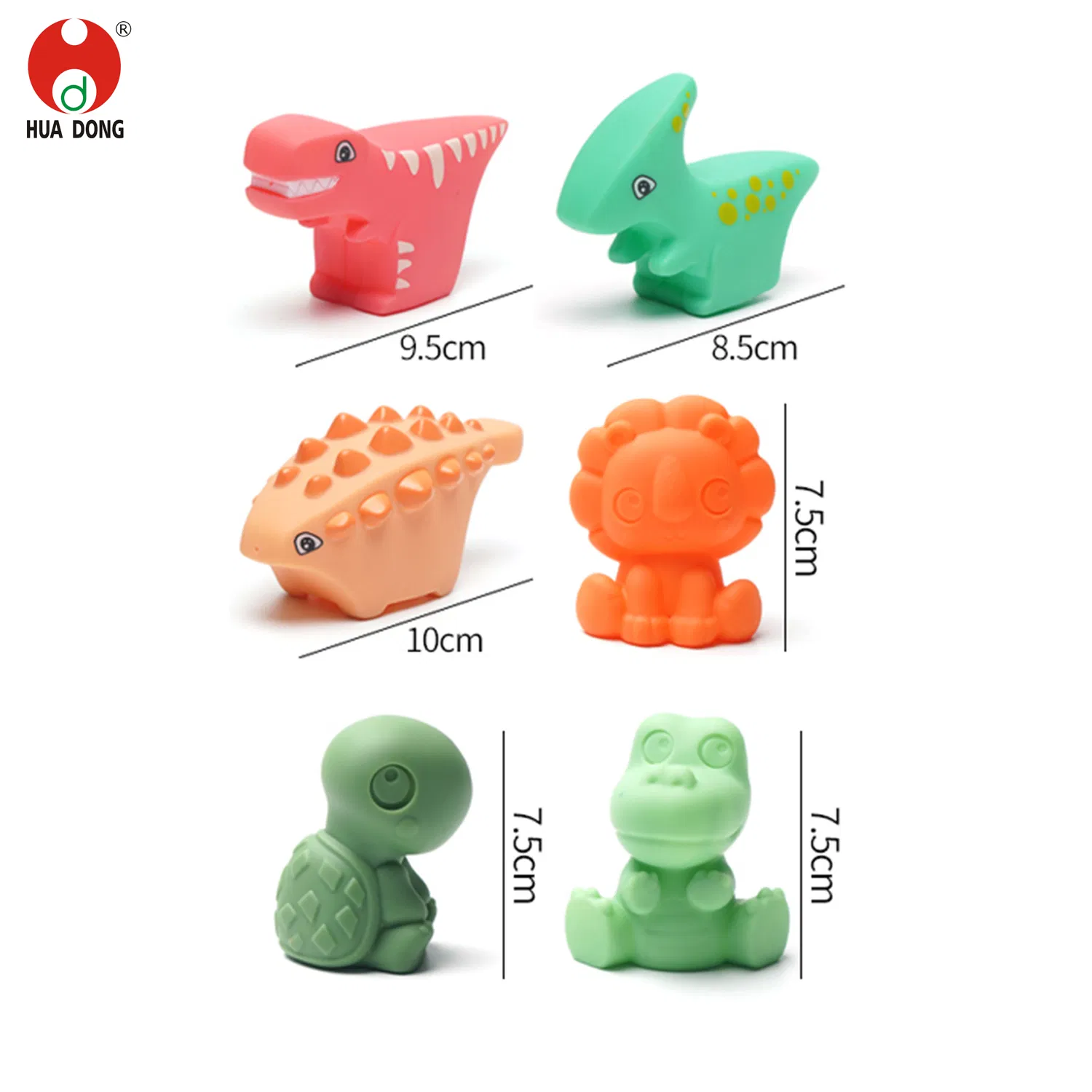 Brinquedos infantis mais populares e baratos, feitos de borracha, plástico, vinil e material PVC, com formato de animais e design colorido para aprendizado e brincadeiras durante o banho
