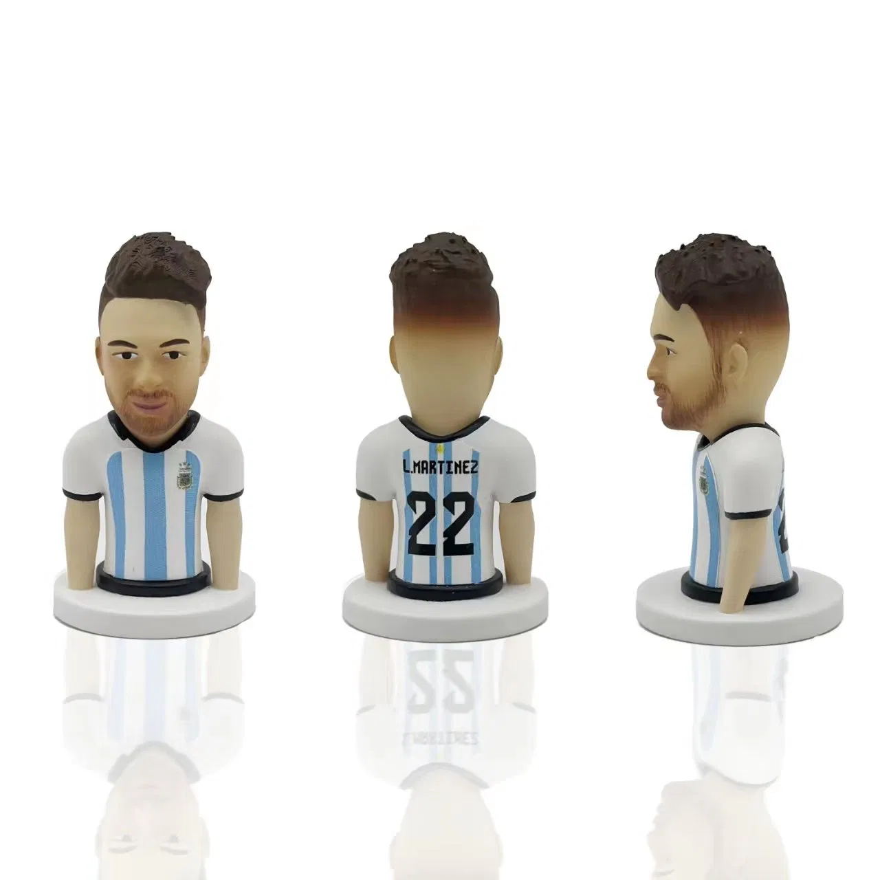 Conjunto Completo de Figuras de Ação de Jogadores de Futebol de Plástico Personalizados