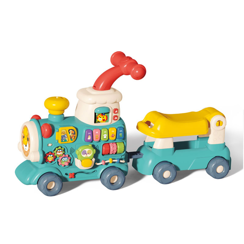 Alta Qualidade 5 em 1 Andador Multifuncional de Plástico para Bebês Carro de Mão Brinquedos para Crianças