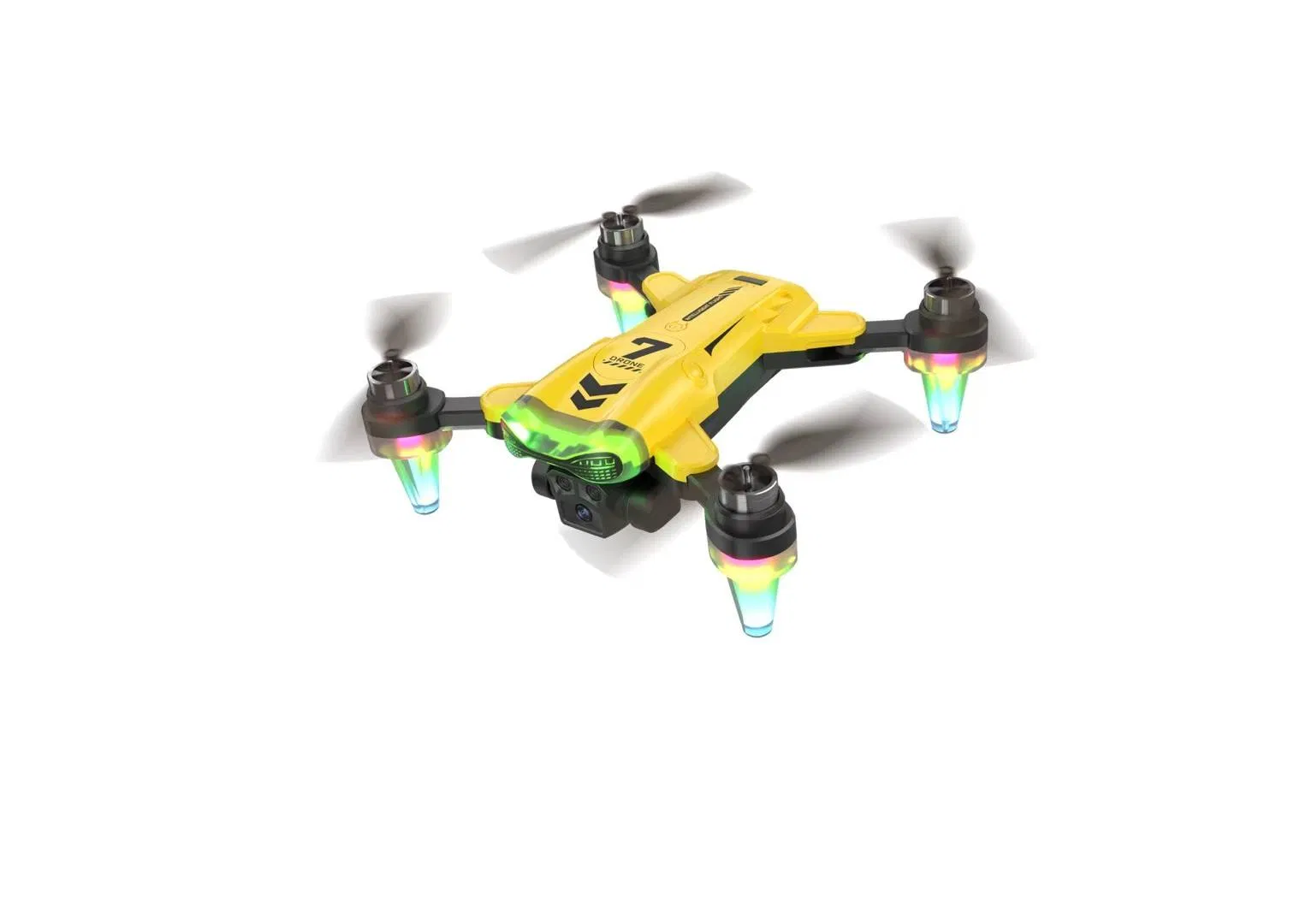 Dron dobrável RC Fotografia aérea em alta definição Longa duração da bateria Brinquedo Aeronave controlada remotamente Motor sem escovas 2.4G Quadcopter FPV Brinquedo RC Brinquedo para crianças