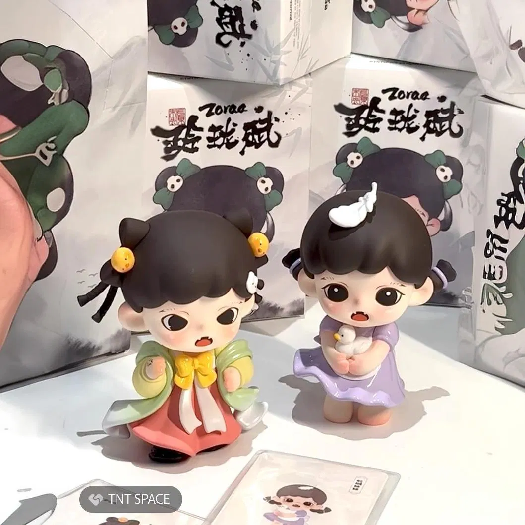 Feiras de Cidade Mercados OEM Atacado CE Figuras Colecionáveis de Vinil Personalizadas Certificadas Resistentes a Ácido e Alcalino Caixa Cega Personagem de Anime Figura de Ação Brinquedos de Plástico
