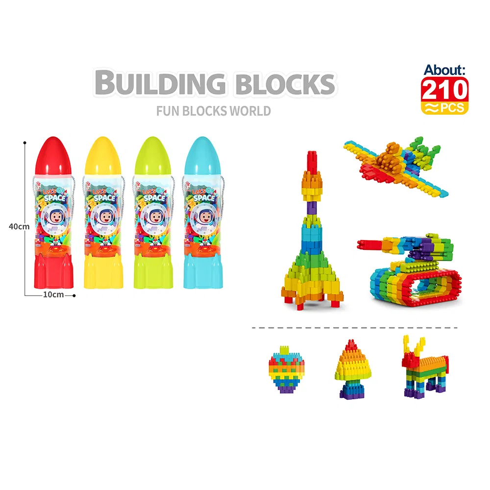 Venda Quente Atacado Brinquedos Criativos de Plástico para Crianças Presente Promocional Educacional Blocos para Primeiros Construtores para Bebês
