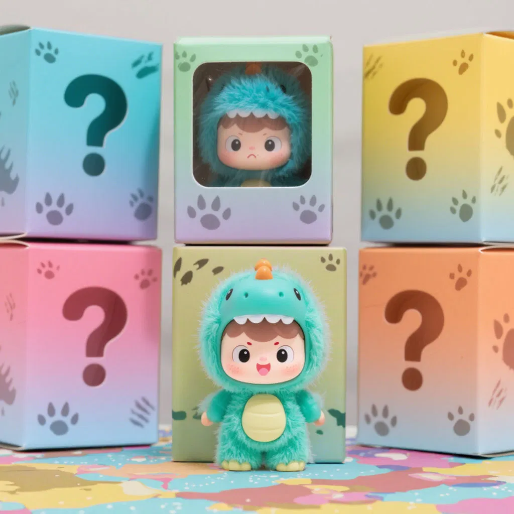 Caixa de Mistério Personalizada Colecionáveis Brinquedos de Pelúcia Plásticos Fornecimento de Fábrica OEM ODM