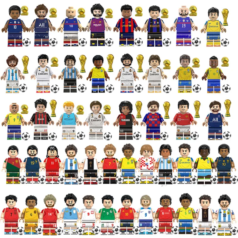Mini Figuras de Jogador de Futebol 4