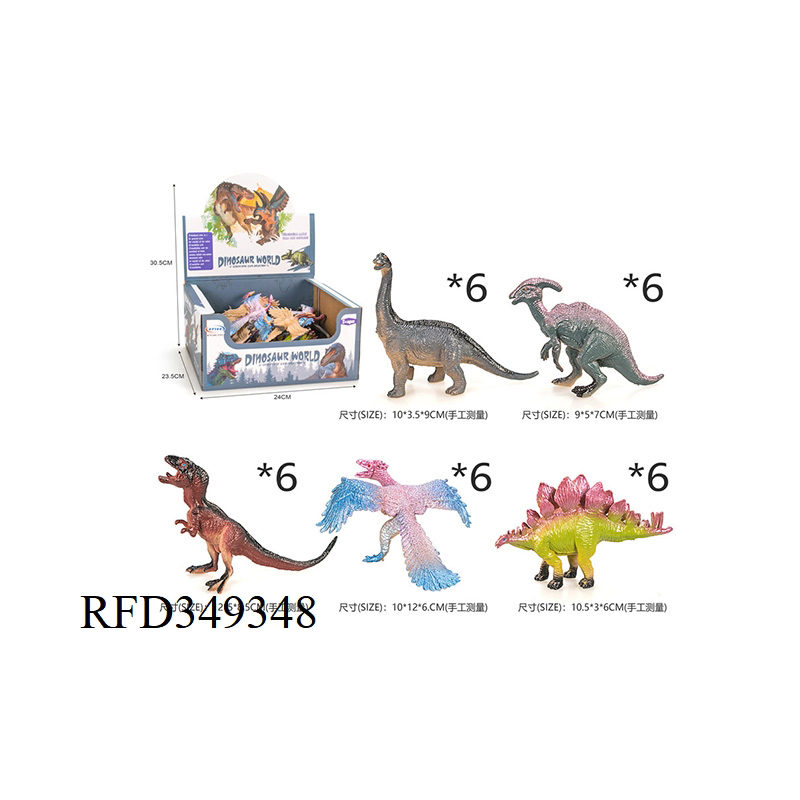 16PCS Conjunto de Quebra-Cabeça de Plástico DIY de Dinossauro Conjunto de Brinquedos de Dinossauro para Crianças