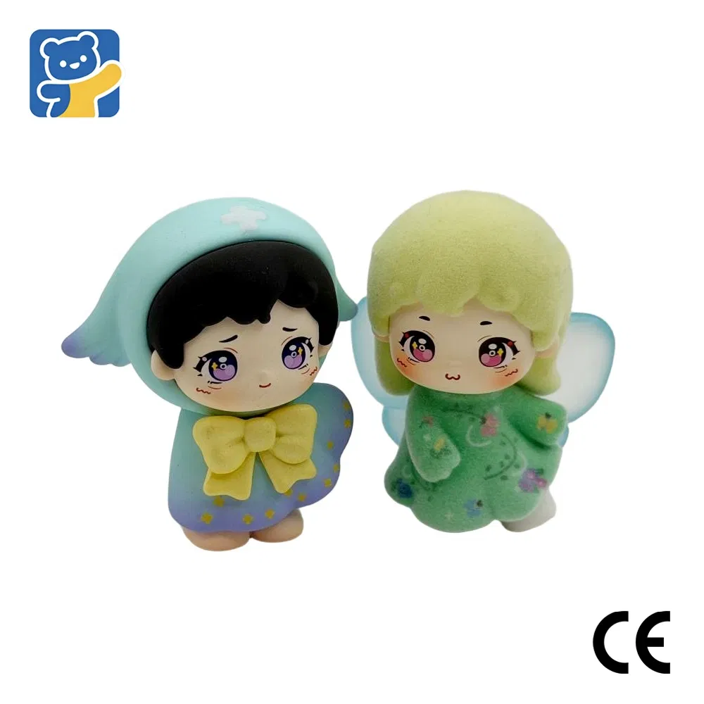 Lojas de Brinquedos Imersivos Atacado Privado Iridescente Neon Plástico Figura de Ação Anime Boneca