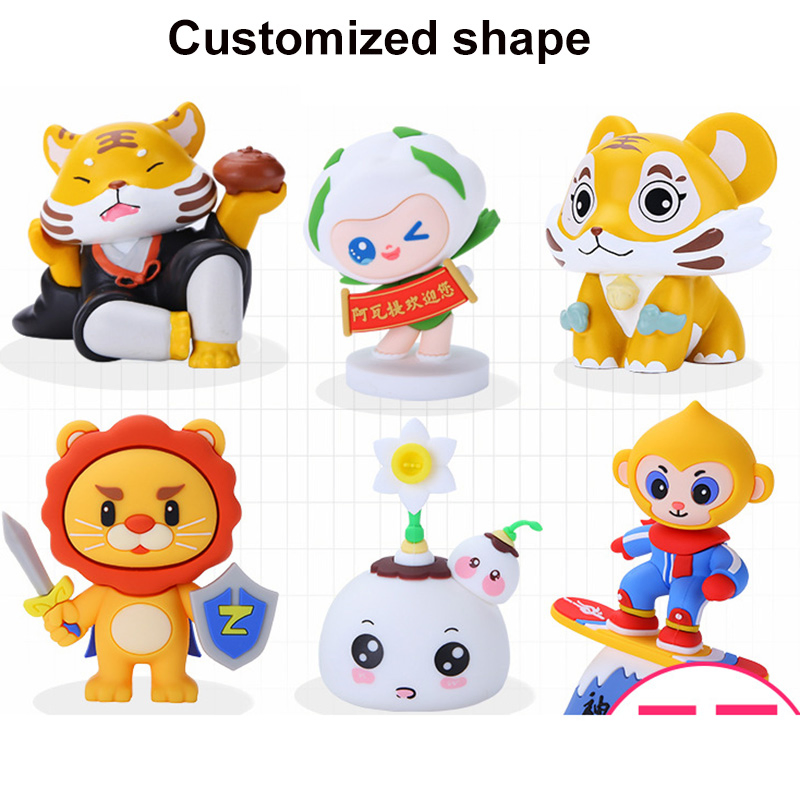 Figuras de Ação de Anime Atacado em PVC Plástico Brinquedos Colecionáveis de Figuras de Ação