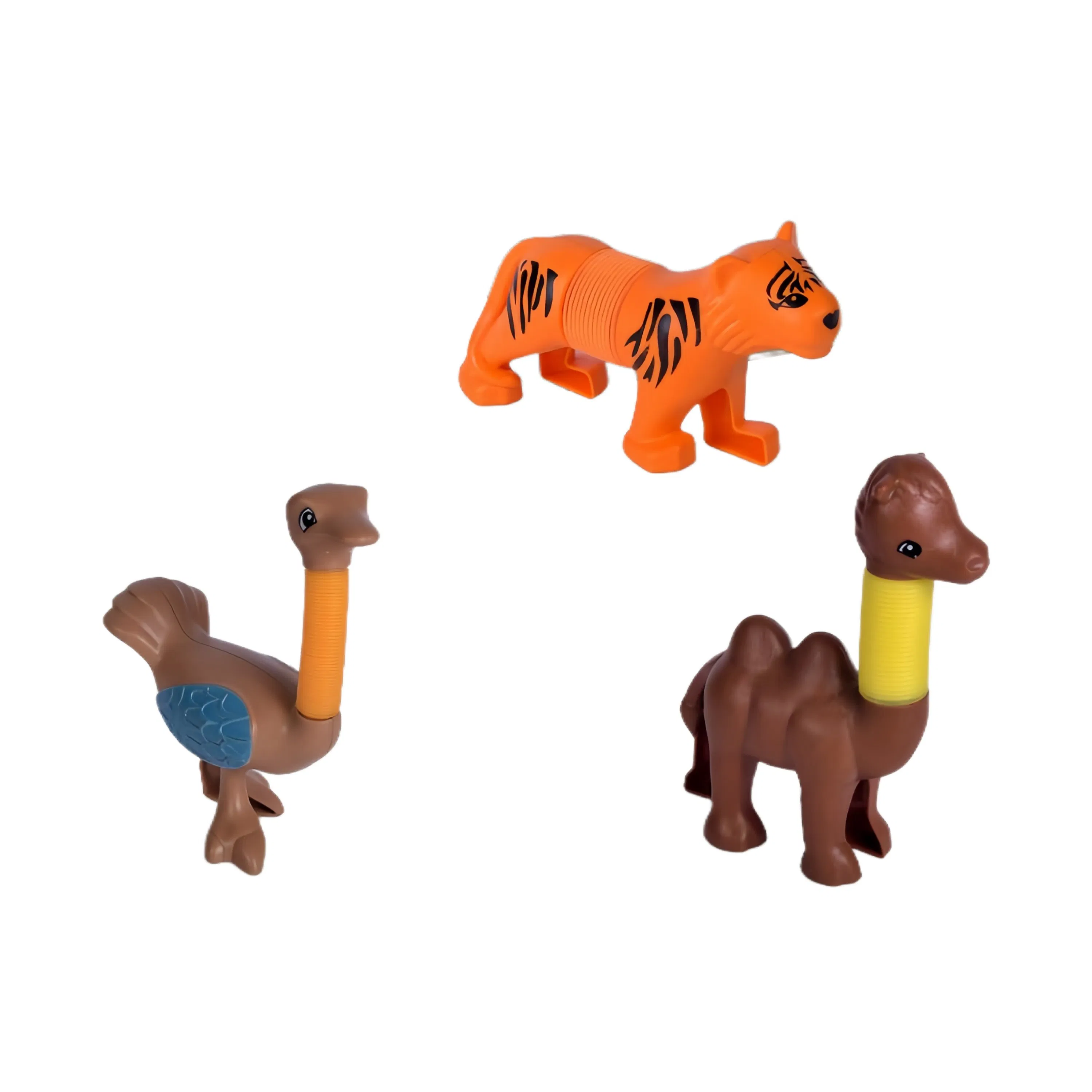 Conjunto de Animais de Plástico para Atacado 3 PCS - Brinquedo Engraçado para Crianças para Alívio do Estresse