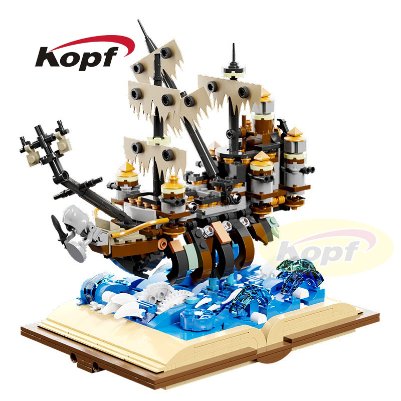 Brinquedo de Montar de Blocos de Plástico Magic Mary Ship Pequenas Partículas (13046)