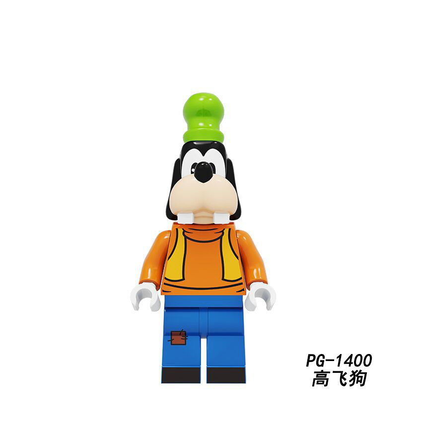 Figuras Mini Colecionáveis de Bomba Goofy Cartoon Montar Blocos de Construção Minifiguras Brinquedo de Plástico