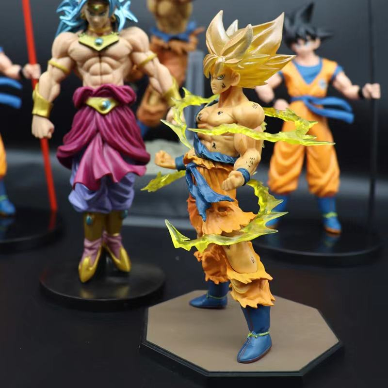 Figura de Ação Colecionável do Goku Super Saiyajin de Dragon Ball Z