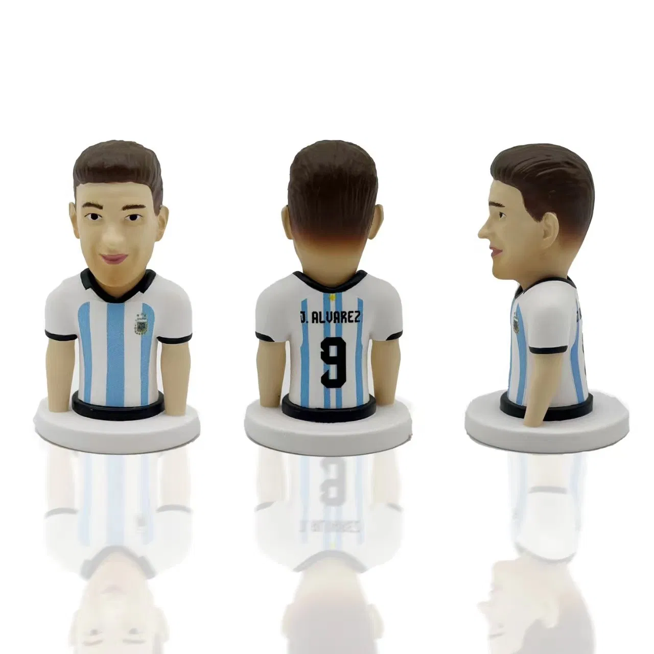 Conjunto Completo de Figuras de Ação de Jogadores de Futebol de Plástico Personalizados