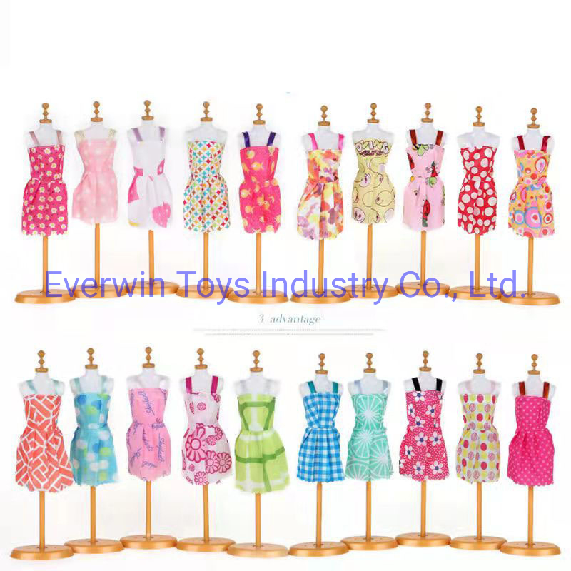 Roupas de Vestido de Boneca de Plástico Conjuntos de Brinquedo de Casamento