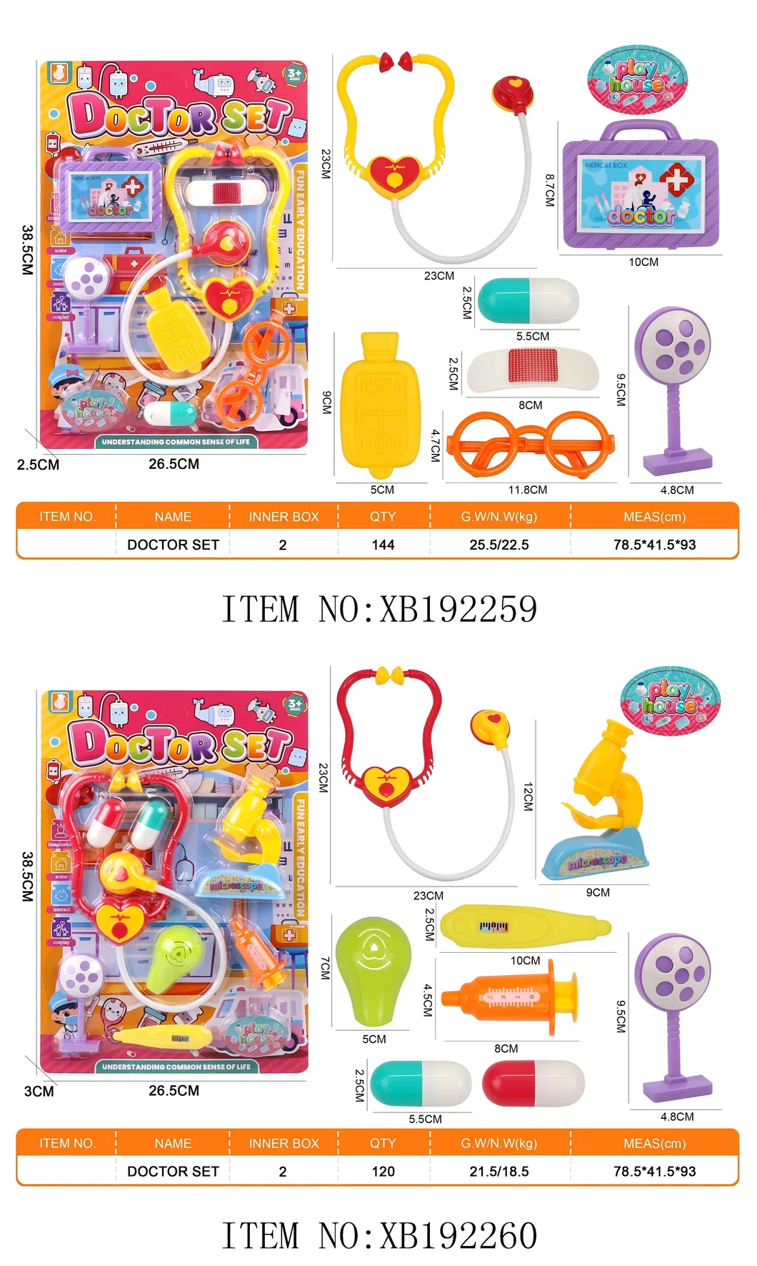 Conjunto Médico Brinquedo 1