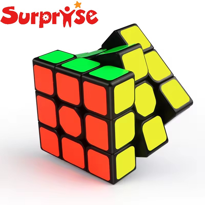 Brinquedo Educacional Qi Yi Cubo Mágico 3X3X3 Plástico ABS Suave Caixa de Presente Personalização Neutra Brinquedo de Quebra-Cabeça