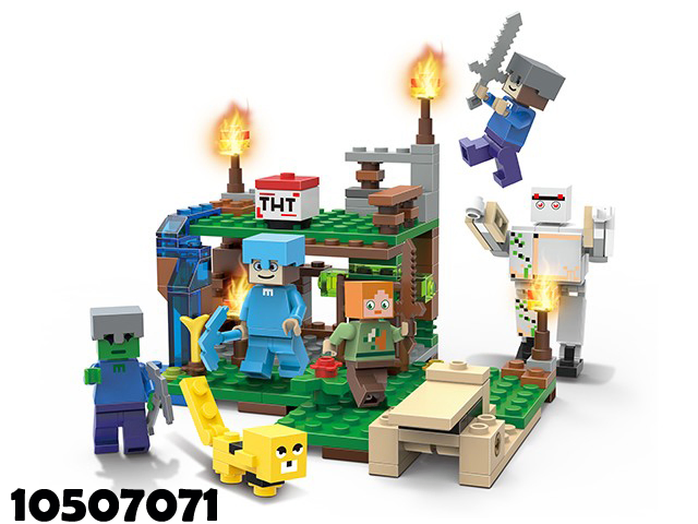 Coleção de Figuras de Plástico Mini Brinquedo Conjunto de Construção Figuras Colecionáveis (10507068)