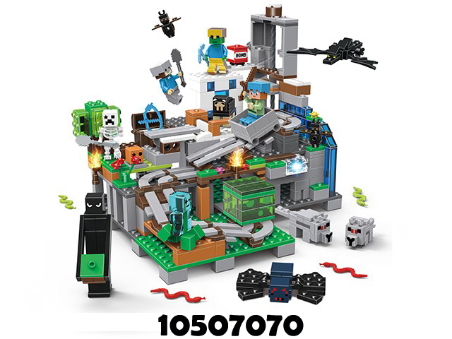 Coleção de Figuras de Plástico Mini Brinquedo Conjunto de Construção Figuras Colecionáveis (10507068)