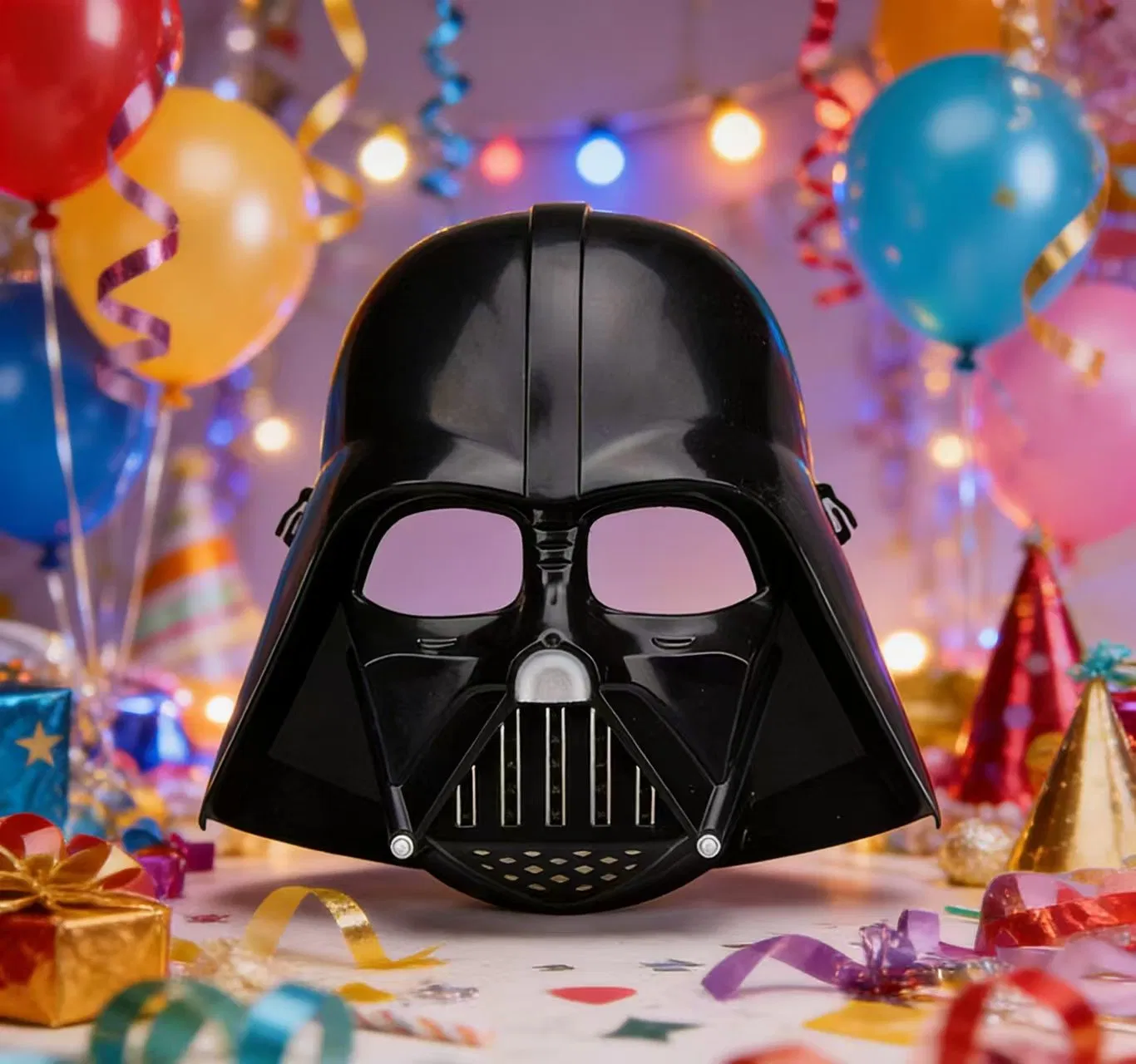 Capacete de Anakin Skywalker Darth Vader em plástico ABS, acessórios de cosplay, presente colecionável, brinquedos para adultos, máscara de artesanato em plástico