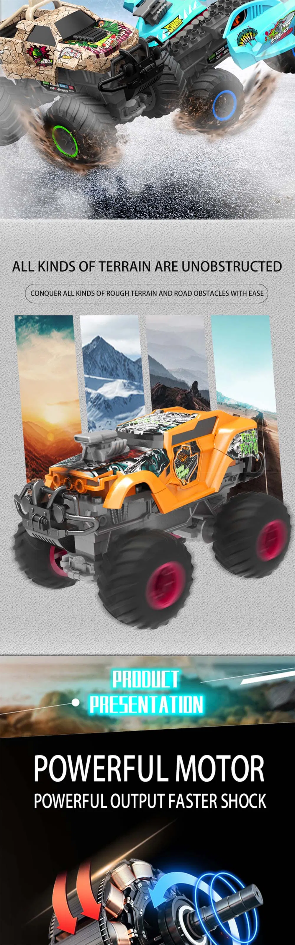 RC Building Block Car 2