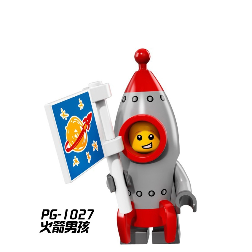 Figura Mini Colecionável de Cartoon Pump Montar Bloco de Construção Brinquedo de Plástico (PG8061)