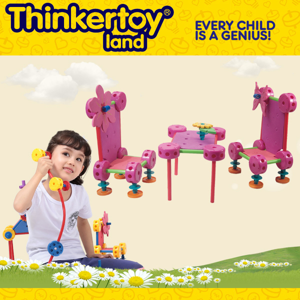 Brinquedo Educativo Mágico de Plástico Quebra-Cabeça Jardim de Flores