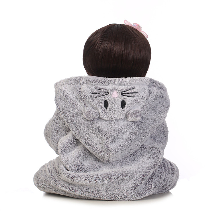 Boneca Reborn Vinyi de Silicone para Crianças Fabricada na China por Fabricante de Brinquedos de Plástico