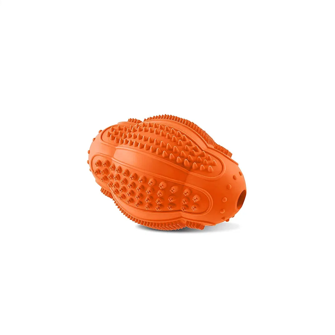 Brinquedos de mastigar de silicone flexível com logotipo impresso personalizados, brinquedos educativos multiuso para treinamento e atividades ao ar livre