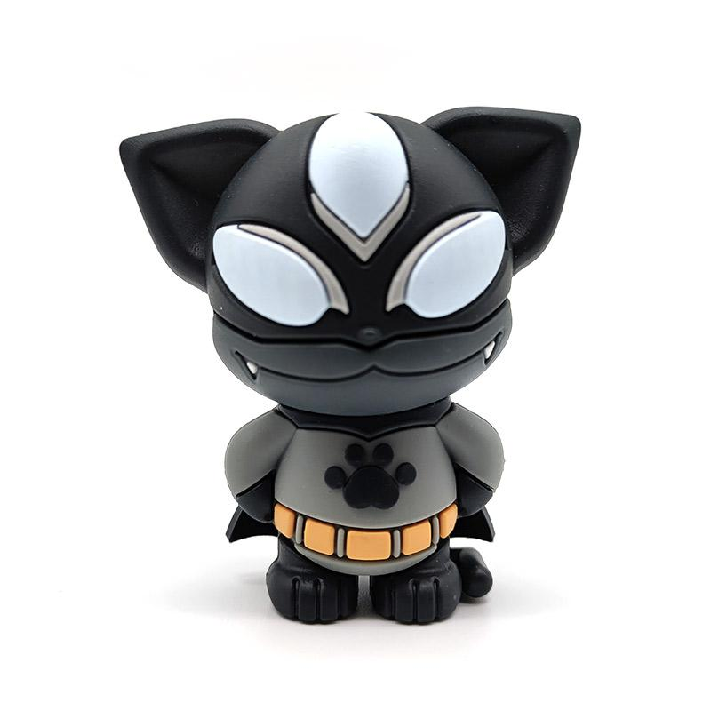 Personalizado de Fábrica PVC Revestimento Plástico Macio Adesivo Brinquedo Vinil Bonecas Chaveiro OEM 3D Silicone Bonecas de Desenho Animado