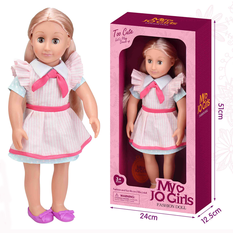 Fábrica de Conjunto de Bonecas para Crianças Bebês OEM/ODM 18 Polegadas Brinquedos de Silicone Casa de Brinquedo Bonecas de Vinil Fofas Brinquedo para Meninas Brinquedo para Bebês Boneca de Plástico