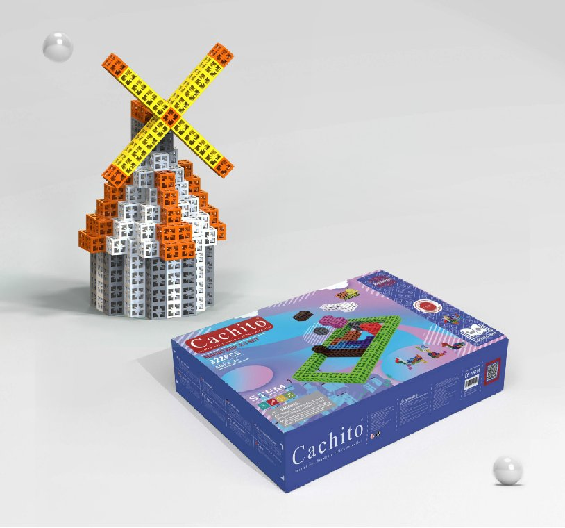 Brinquedos Educativos de Bebê de Plástico, Blocos de Construção Coloridos da Fábrica