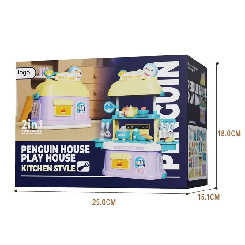Cozinha de Pinguim Brinquedo