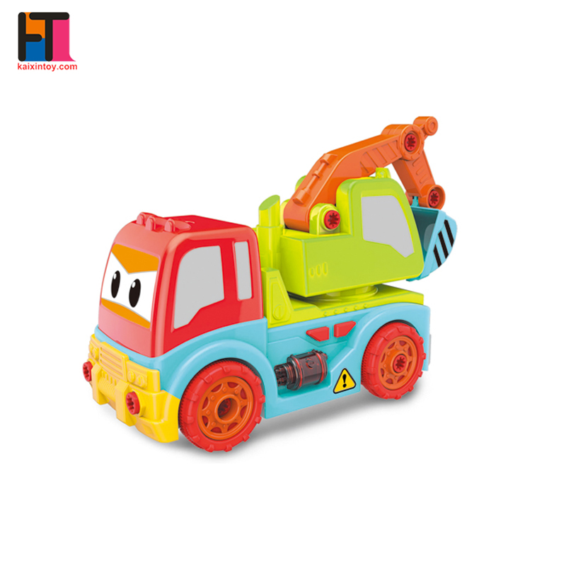Caminhão de Plástico Desmontável Brinquedo de Construção para Crianças Brinquedo Educativo Brinquedo Infantil