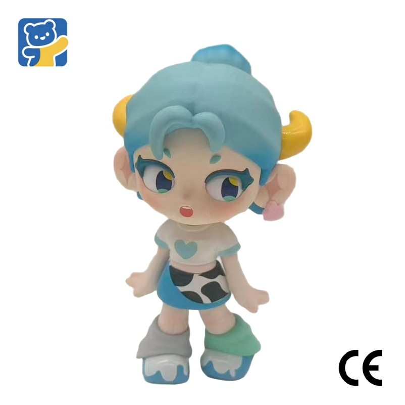 Brinquedos de Anime Resistentes a Manchas e de Fácil Limpeza, Brinquedos por Atacado para Caixa Cega de Shopping, Caixa de Presente Personalizada e Embalagem Ecológica de Brinquedos de Plástico