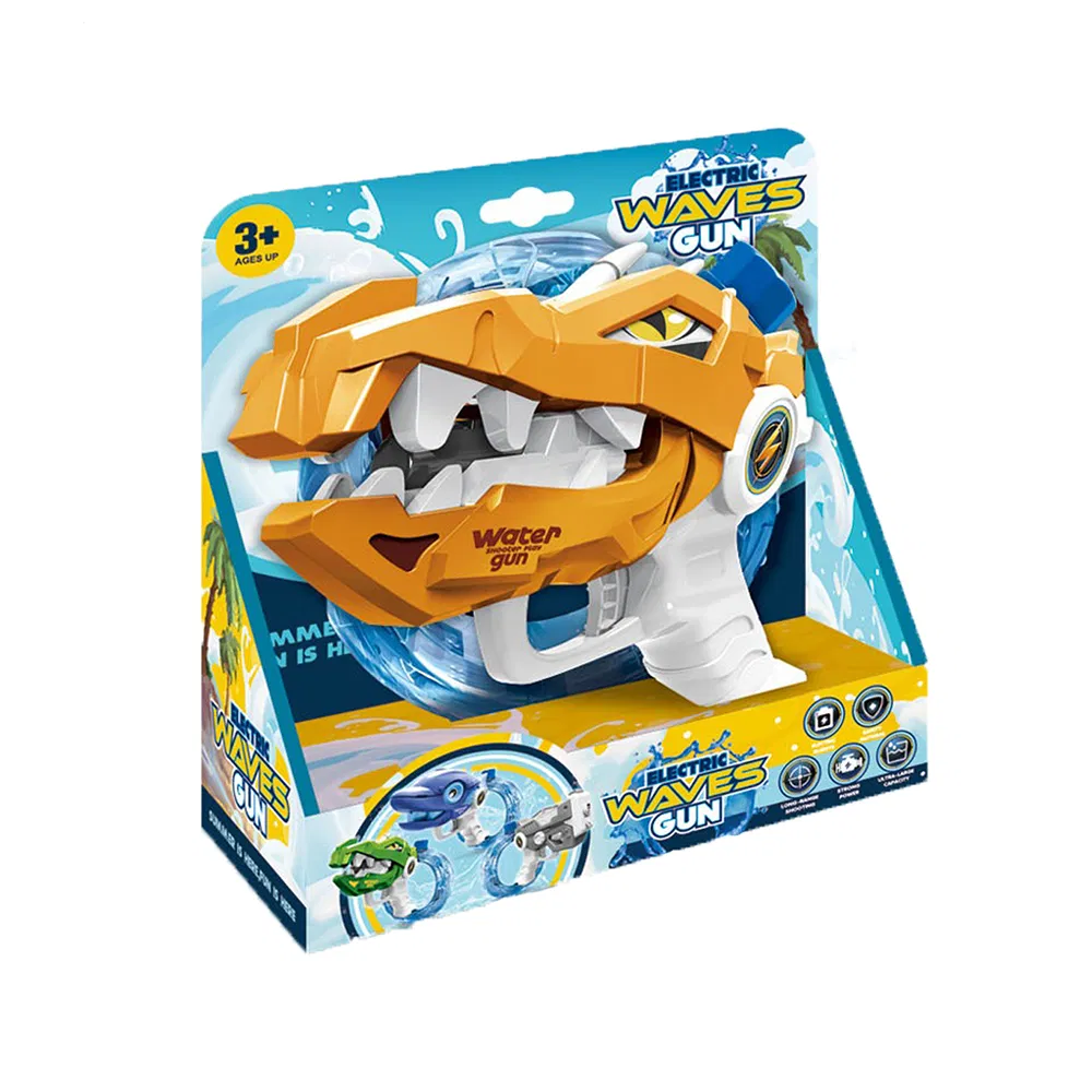 Novas Chegadas Vendas Quentes Alta Qualidade Novo Brinquedo de Plástico Presente Promocional para Crianças Brinquedo de Pistola de Água Elétrica de Dinossauro