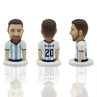 Conjunto Completo de Figuras de Ação de Jogadores de Futebol de Plástico Personalizados