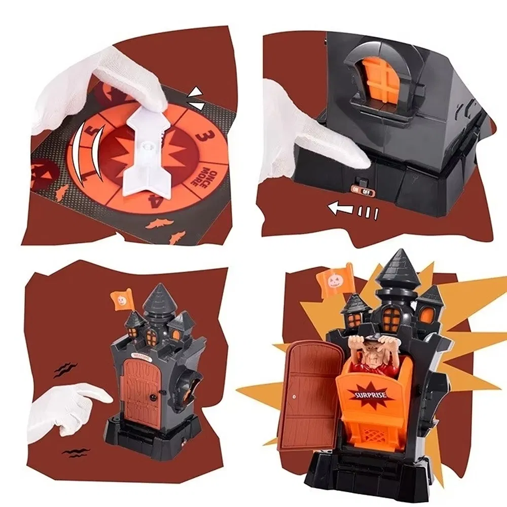 Brinquedos divertidos de estilo casa assombrada em material plástico personalizado para crianças