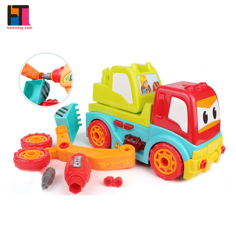 Caminhão de Plástico Desmontável Brinquedo de Construção para Crianças Brinquedo Educativo Brinquedo Infantil