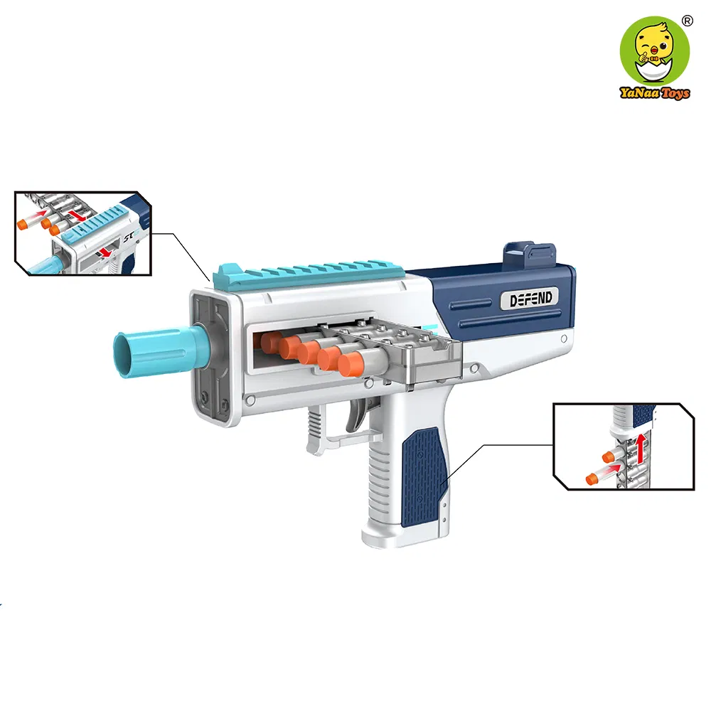 Novidade Alta Qualidade Atacado Brinquedos para Crianças Brinquedo de Plástico Pistola Elétrica de Balas Macias